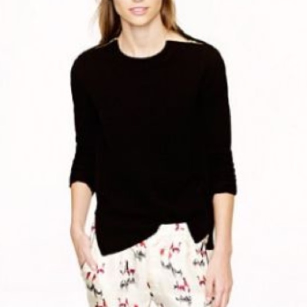 J. Crew sweater with zippers